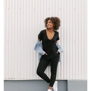 Smash + Tess Classic Black Jumpsuit